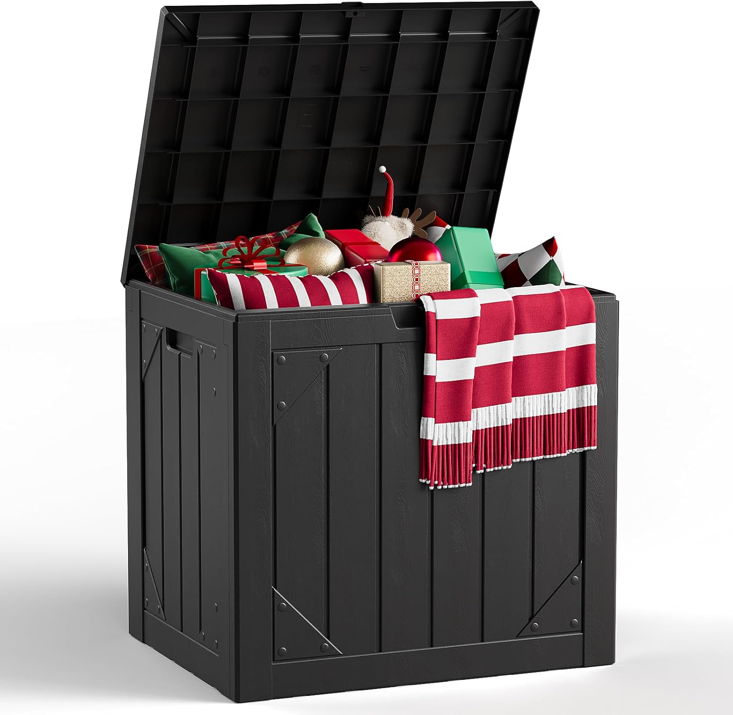 Gardening Tools Box - 30 Gallon Outdoor Storage Box with