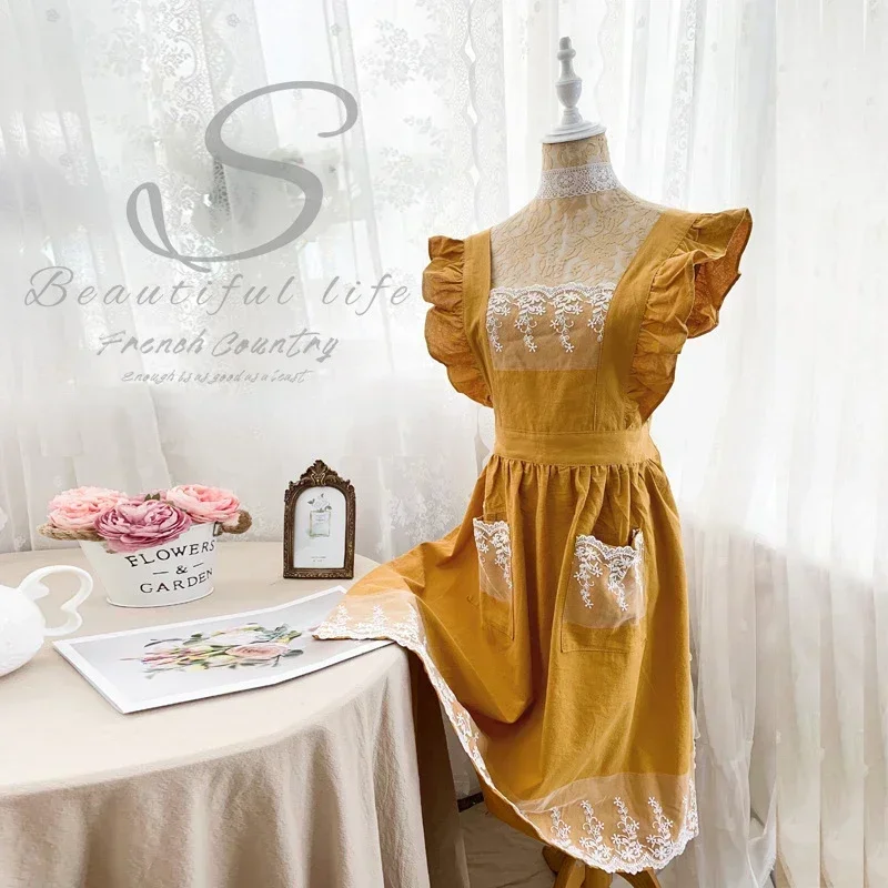 Female Women Apron Cotton Line - огляд і ціна Gardening Tools Women