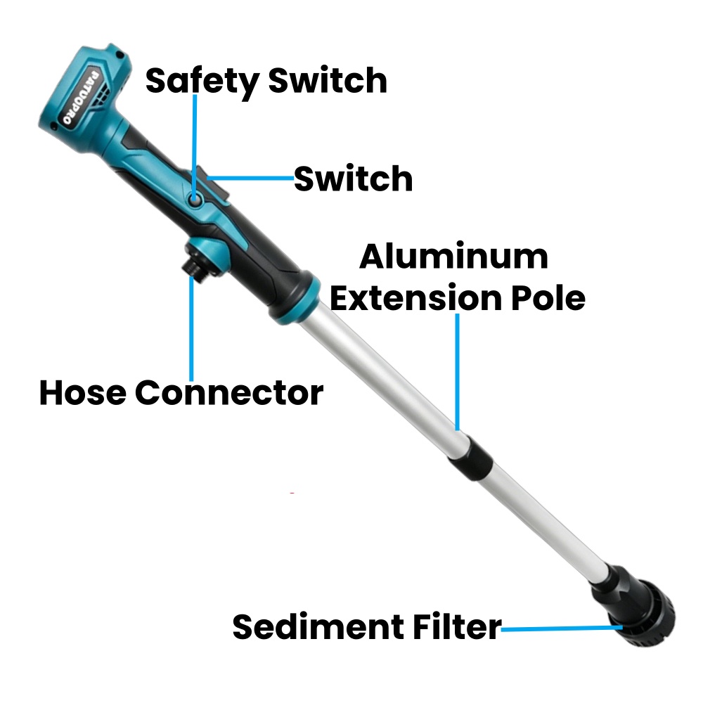 PATUOPRO Cordless Stick Transf - огляд і ціна Gardening Tools China