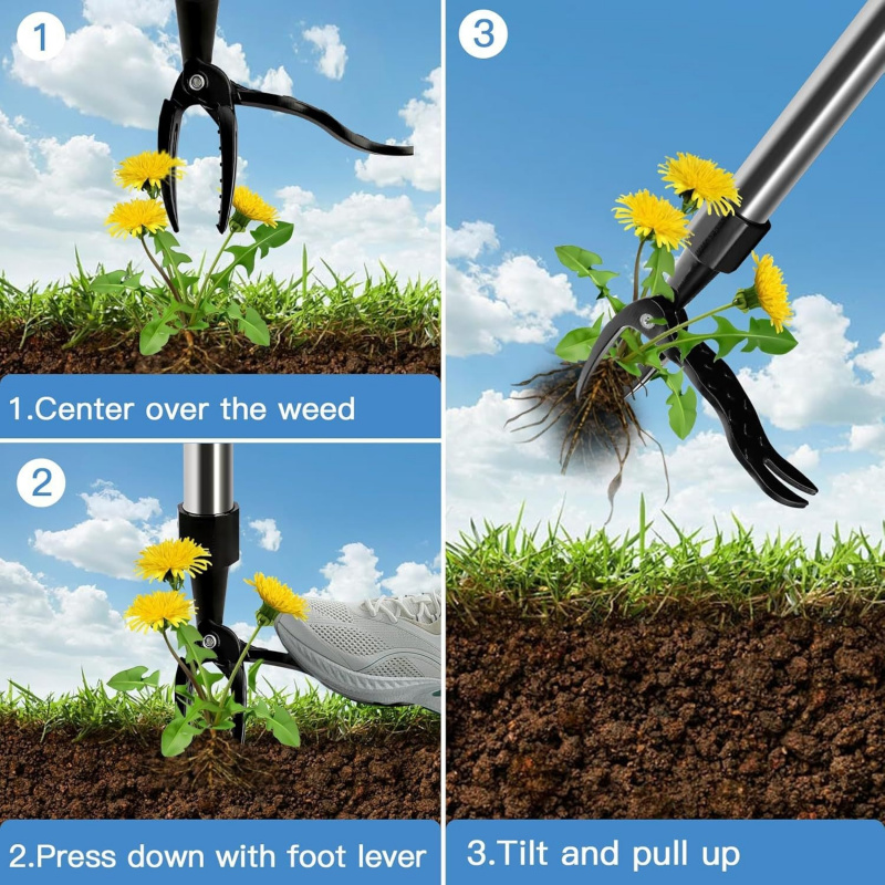Weeding Tool, Stand-up Manual  - огляд і ціна Gardening Tools To Remove Weeds