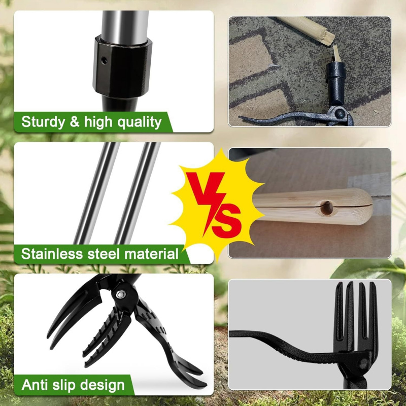 Weeding Tool, Stand-up Manual  - огляд і ціна Gardening Tools To Remove Weeds
