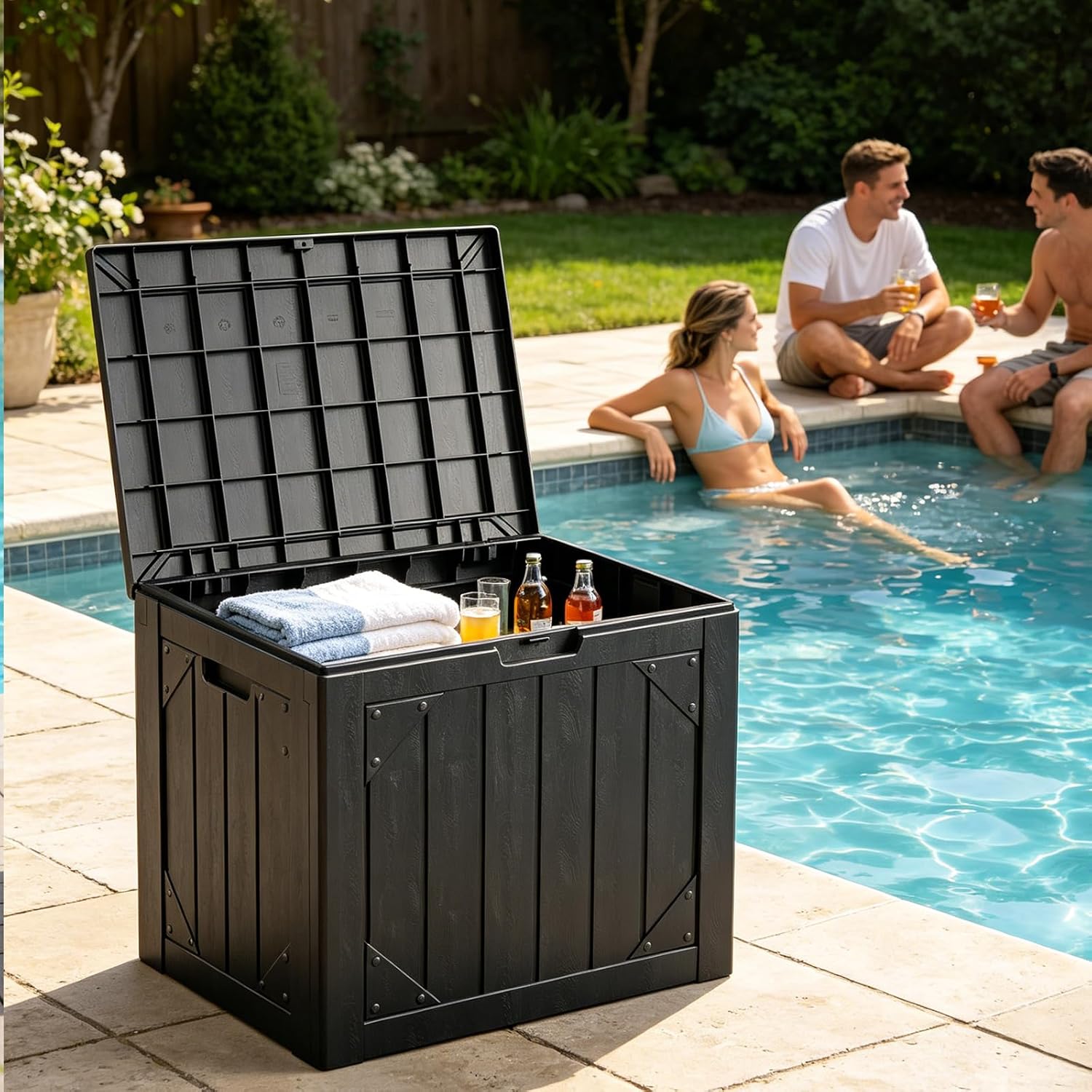 30 Gallon Outdoor Storage Box  - огляд і ціна Gardening Tools Box
