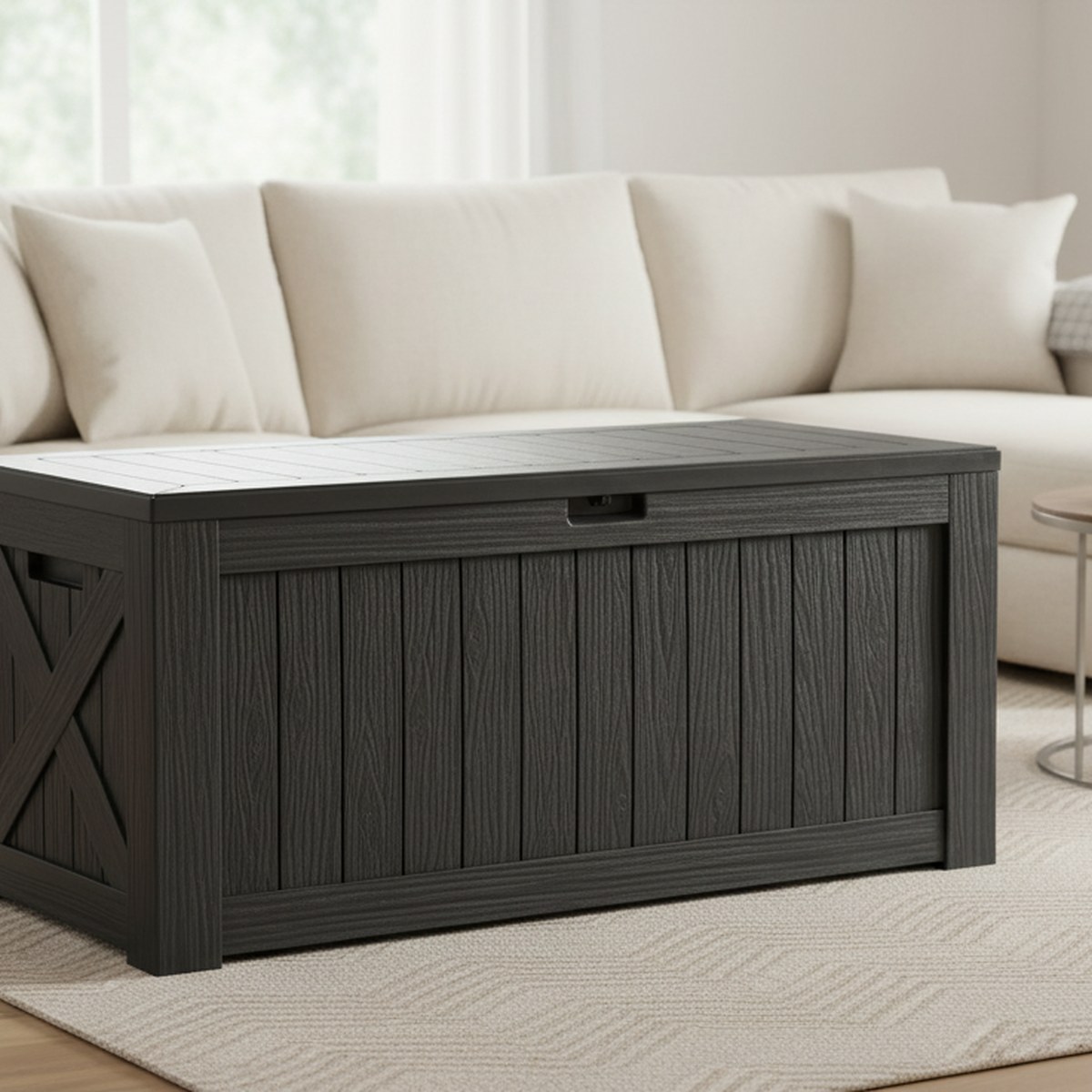 Large 120 Gallon Outdoor Deck  - огляд і ціна Gardening Tools Box