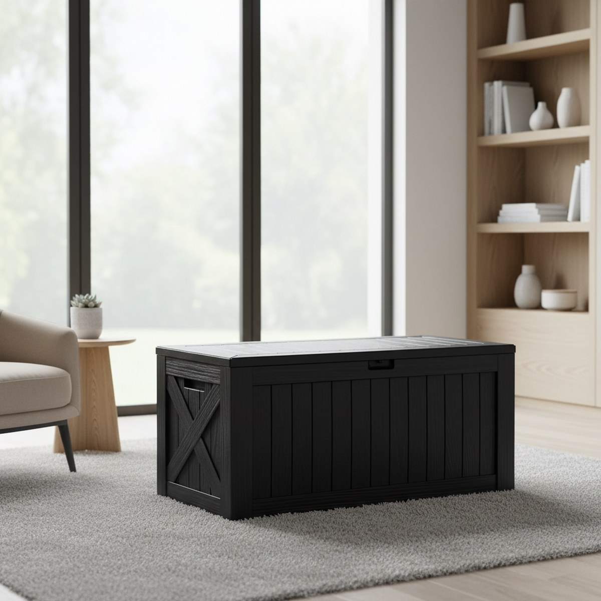 Large 120 Gallon Outdoor Deck  - огляд і ціна Gardening Tools Box