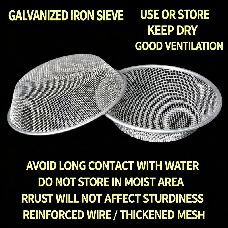 1pc Dual Mesh Round Soil Sifte - огляд і ціна Gardening Tools Uses